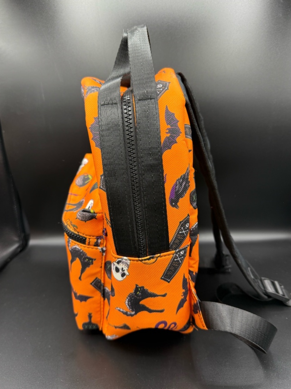 Spirit Halloween Orange Mini Backpack - Picture 4 of 6
